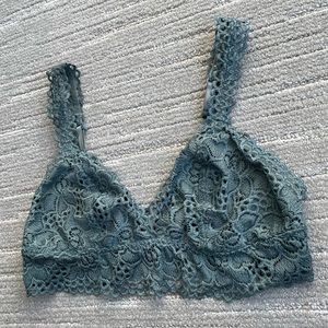 Aerie triangle lace bralette